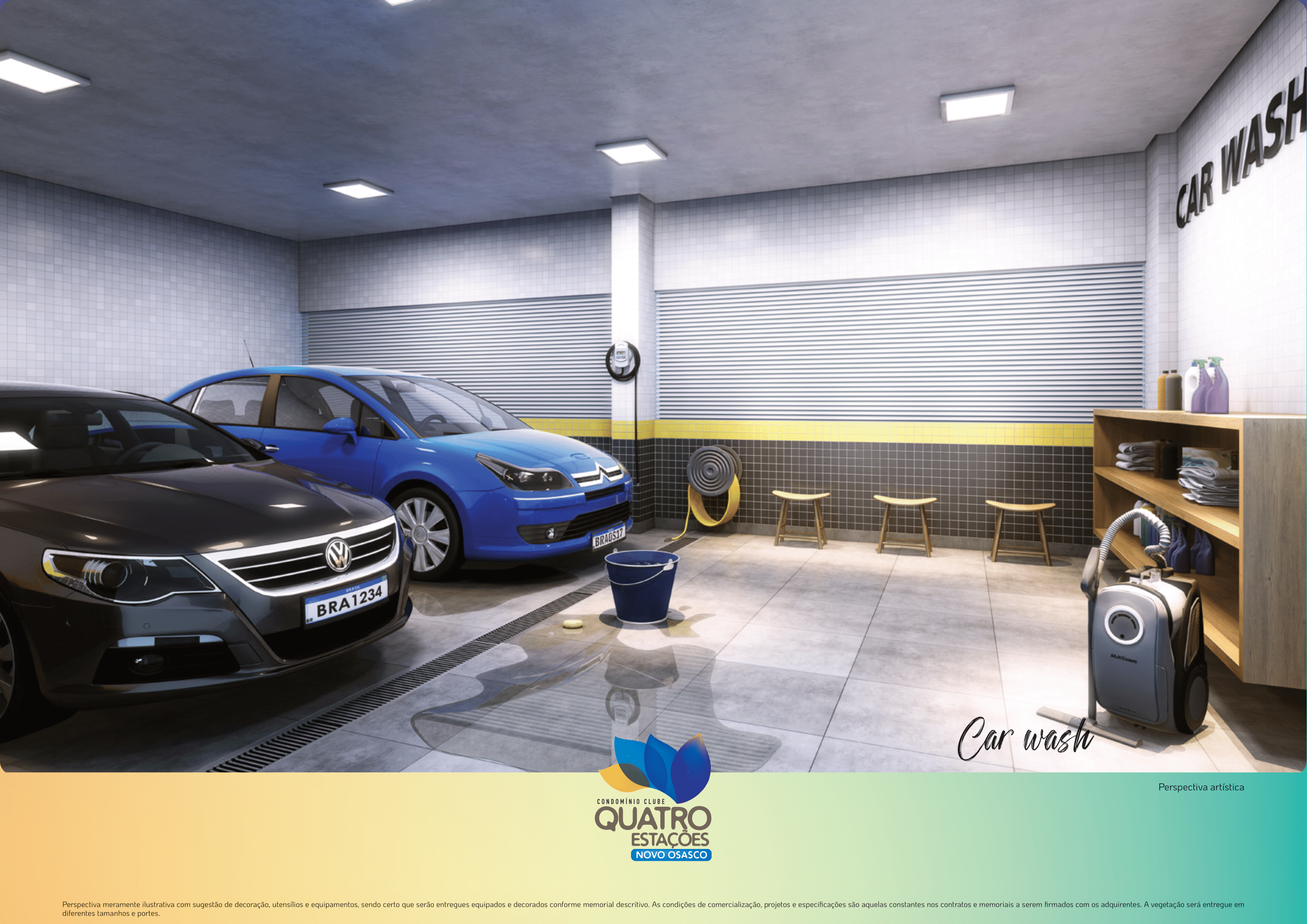 Garagem coberta com vaga exclusiva