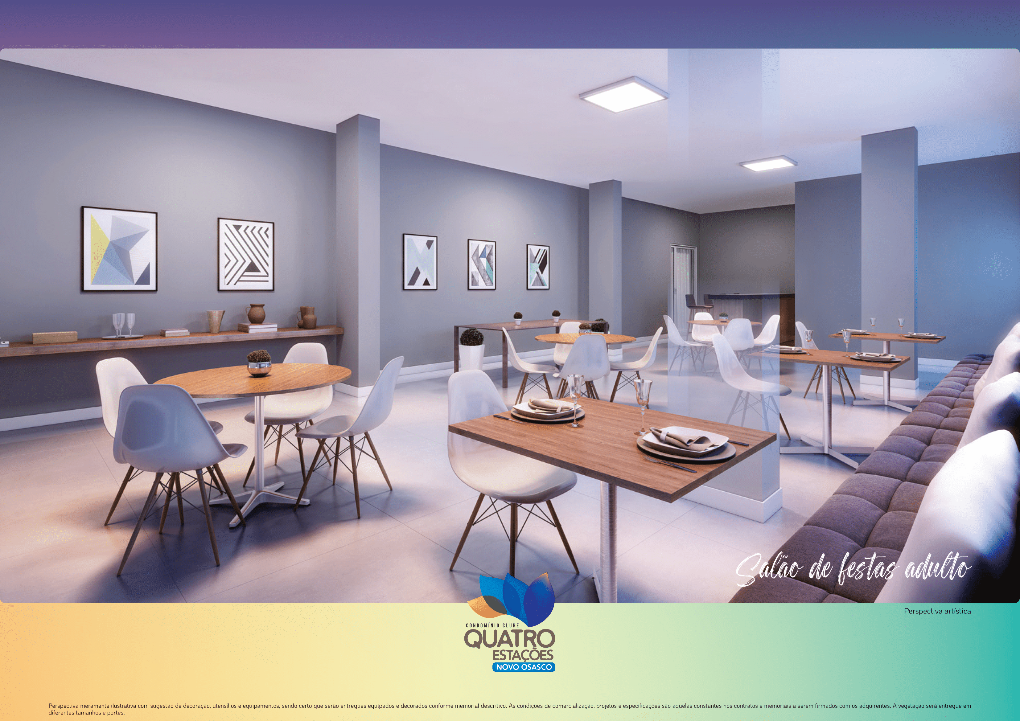 Salão de festas adulto decorado para eventos